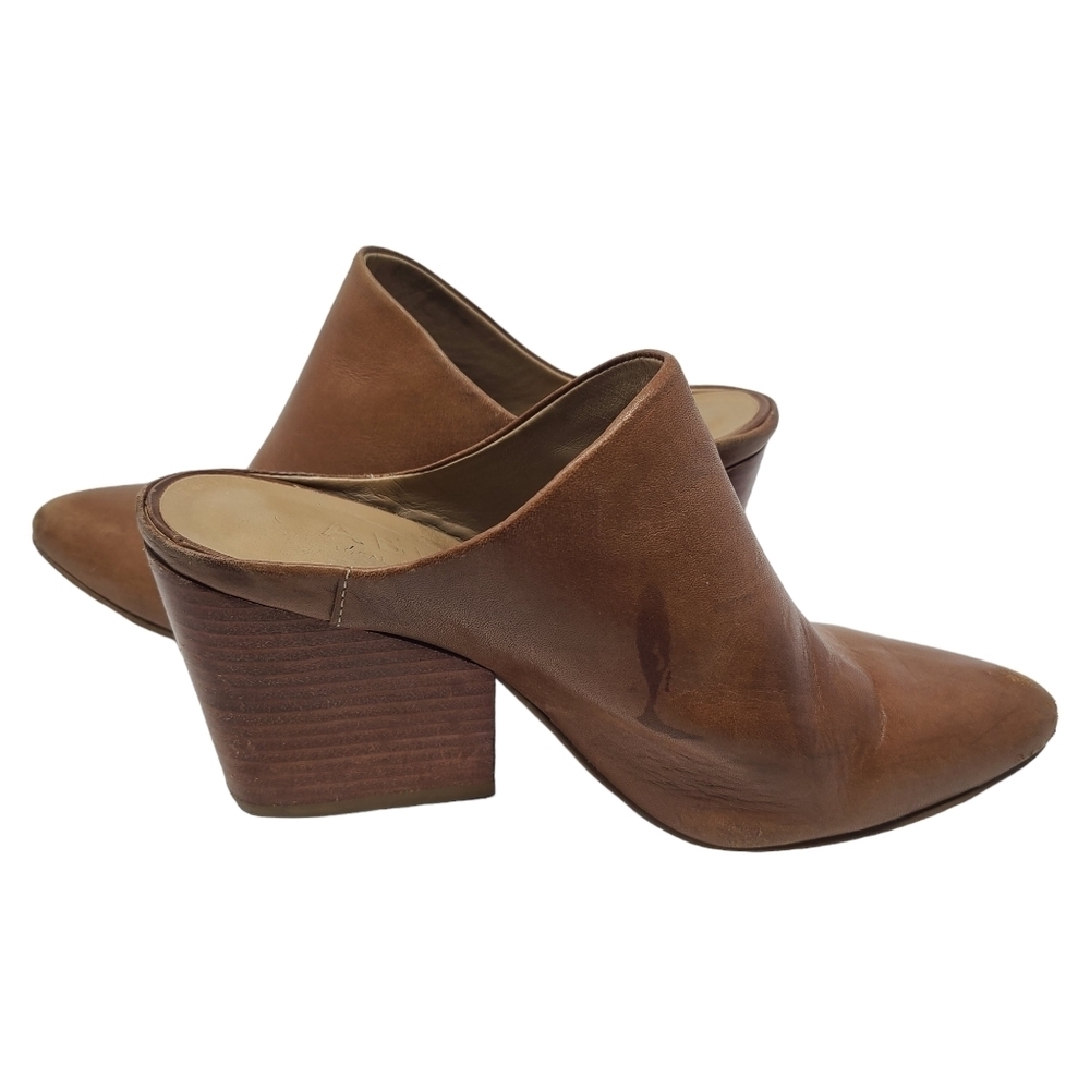 Able Global + Local Brown Eather Pointed Toe Heel… - image 4